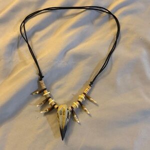 Tribal Pendant Necklace with Beads